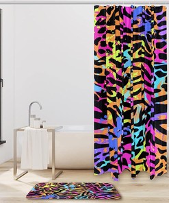 Wild Leopard Print Luxury Shower Curtain for Your Bathroom Dcor