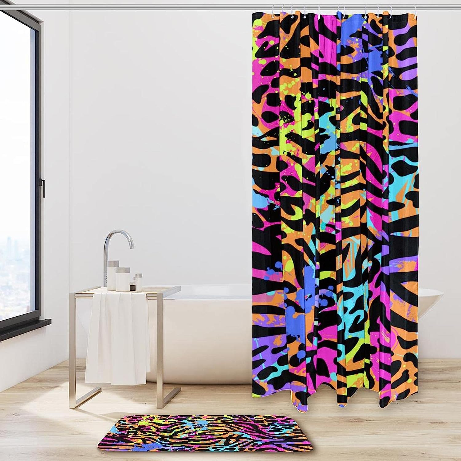 Wild Leopard Print Luxury Shower Curtain for Your Bathroom Dcor