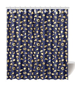 Wild Leopard Print Shower Curtain - Nature for Bathroom Decor