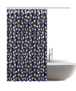Wild Leopard Print Shower Curtain - Nature for Bathroom Decor