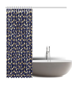 Wild Leopard Print Shower Curtain - Nature for Bathroom Decor