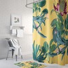 Wild Tiger Jaguar Jungle Print Shower Curtain for Exotic Bathroom Decor 