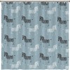 Wild Zebra Animal Shower Curtain - Custom Durable Fabric