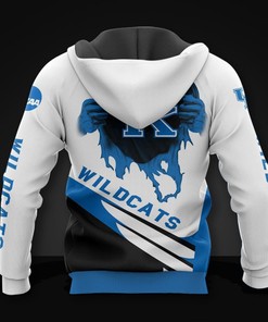 Wildcats Fans Unite With This All Over Print Kentucky Wildcats 3D Zip Hoodie