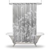 Wildflower Decor Multiple Sized Flower Print Shower Curtain - Waterproof Bathtub Drapes