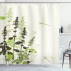 Wildflowers Grassland Dragonfly Shower Curtain For A Natural Bath