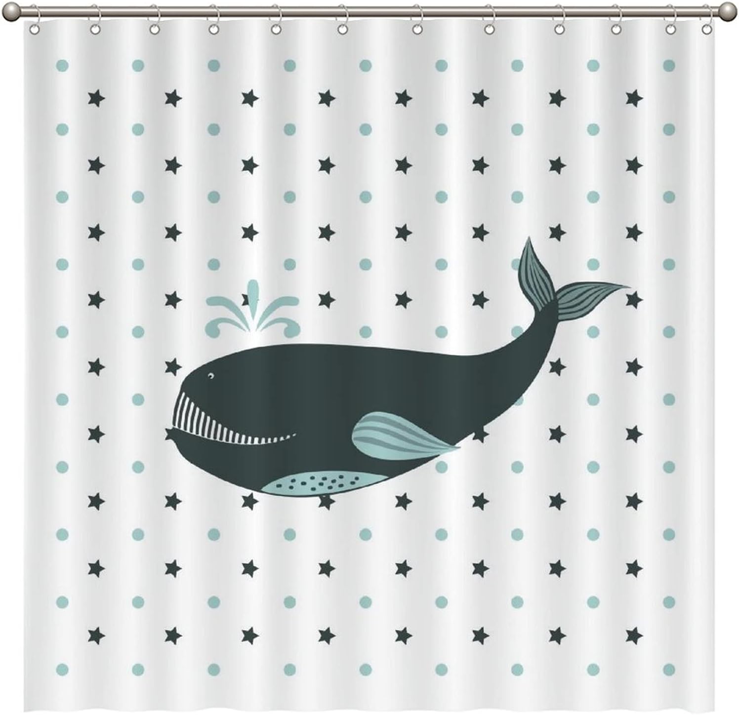 Wildlife Animal Print Shower Curtain - Custom Durable Fabric