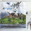 Wildlife Forest Scene Shower Curtain