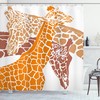 Wildlife In Africa Giraffe Shower Curtain, Stylish And Unique Bathroom Decor