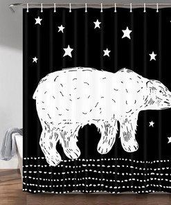 Wildlife Nature Shower Curtain For An Outdoor-Inspired Bathroom Decor, Wild Bathroom Accessories