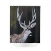 Wildlife Photography Deer Shower Curtain For Nature Enthusiasts