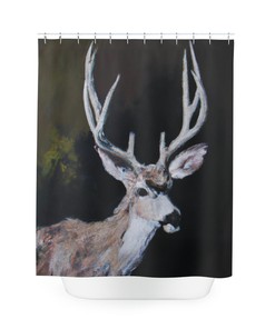 Wildlife Photography Deer Shower Curtain For Nature Enthusiasts