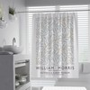 William Morris Artwork Shower Curtain - Green And Gold Bathroom Decor