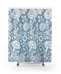 William Morris Engels Shower Curtain - Vintage Bathroom Accessory
