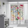 William Morris Floral Pattern Shower Curtain for a Vibrant and Artistic Bathroom Decor