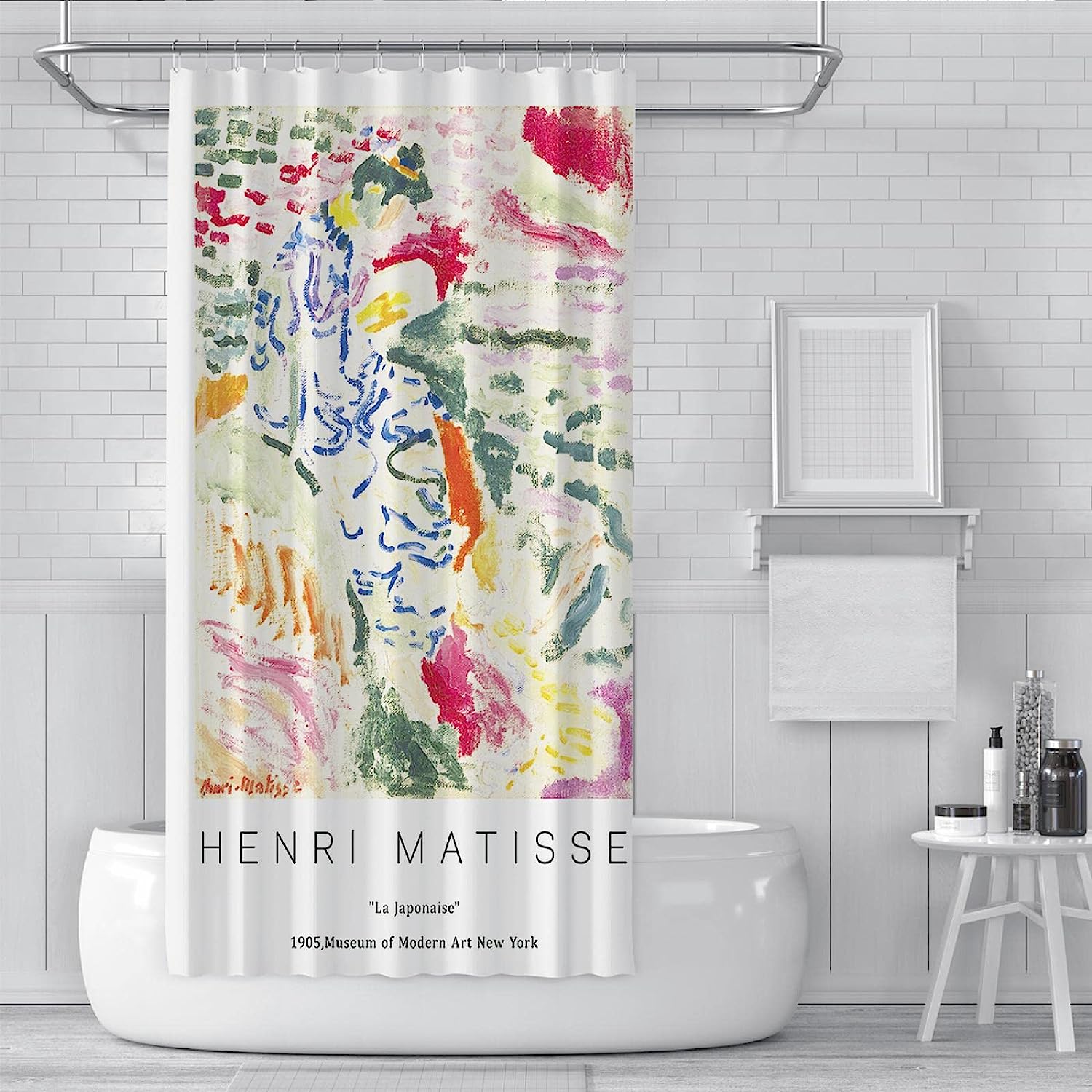 William Morris Floral Pattern Shower Curtain for a Vibrant and Artistic Bathroom Decor