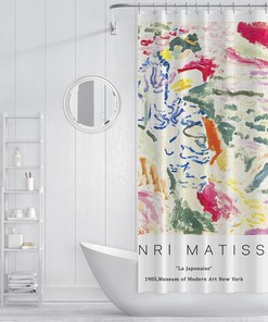 William Morris Floral Pattern Shower Curtain for a Vibrant and Artistic Bathroom Decor