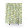 William Morris Lemon Grove Tree Pattern Vintage English Bathroom Accessory with Antique Print Bathroom Shower Curtain