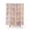 William Morris Pink Flower Shower Curtain - Elegant Pink And Yellow Floral Print, Nature Curtain Theme