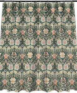 William Morris Shower Curtain with Elegant Design