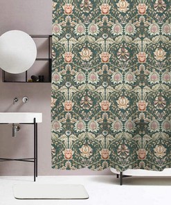 William Morris Shower Curtain with Elegant Design