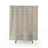 William Morris Vintage English Bathroom Accessory with Bird & Anemone Cafe au Lait Beige Antique Bathroom Shower Curtain