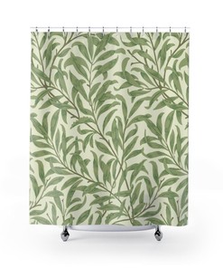 William Morris Willow Bough Shower Curtain - Vintage English Accessory