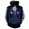 Winnipeg Jets 3D Skulls Pullover Hoodie For Halloween