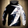 Winnipeg Jets Thunder Design 3D All Over Print Hoodie Gift For Fans