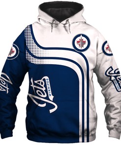 Winnipeg Jets Zip-Up Hoodie Pullover Gift For Fans