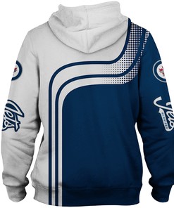 Winnipeg Jets Zip-Up Hoodie Pullover Gift For Fans