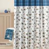 Winter Cabin and Wildlife Vintage Shower Curtain for Your Restroom