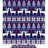 Winter Deer And Pine Christmas Shower Curtain - Waterproof Fabric Bathroom Decor