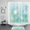 Winter Fantasy Shower Curtain - Merry Christmas Snowflake Bathroom