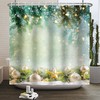Winter Snow Animal Polar Bear Shower Curtain 