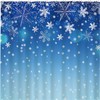 Winter Snowflake Shower Curtain With Bokeh Sequin Print For Christmas Bathroom Decor