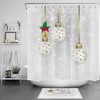 Wise Monkey Black Animals Shower Curtain for Farmhouse Decor 