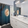 Wish Fulfilled Full Moon Shower Curtain For A Positive Bath