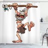 Witch Doctor Magician Print Shower Curtain for a Mystical Bathroom Atmosphere