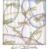Withered Dragonfly Print Shower Curtain For Bathroom Tub Set With Trendy Design