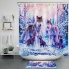 Wolf In The Woods Shower Curtain
