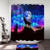 Wolf Pack Howling Full Moon Shower Curtain For A Wolf Lover'S Bath