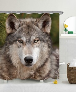 Wolf Pack Shower Curtain - Rustic Bathroom Decor with a Touch of the Wild 