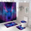 Wolf Shower Curtain Bathroom - Serene Canine Bathroom Dcor 