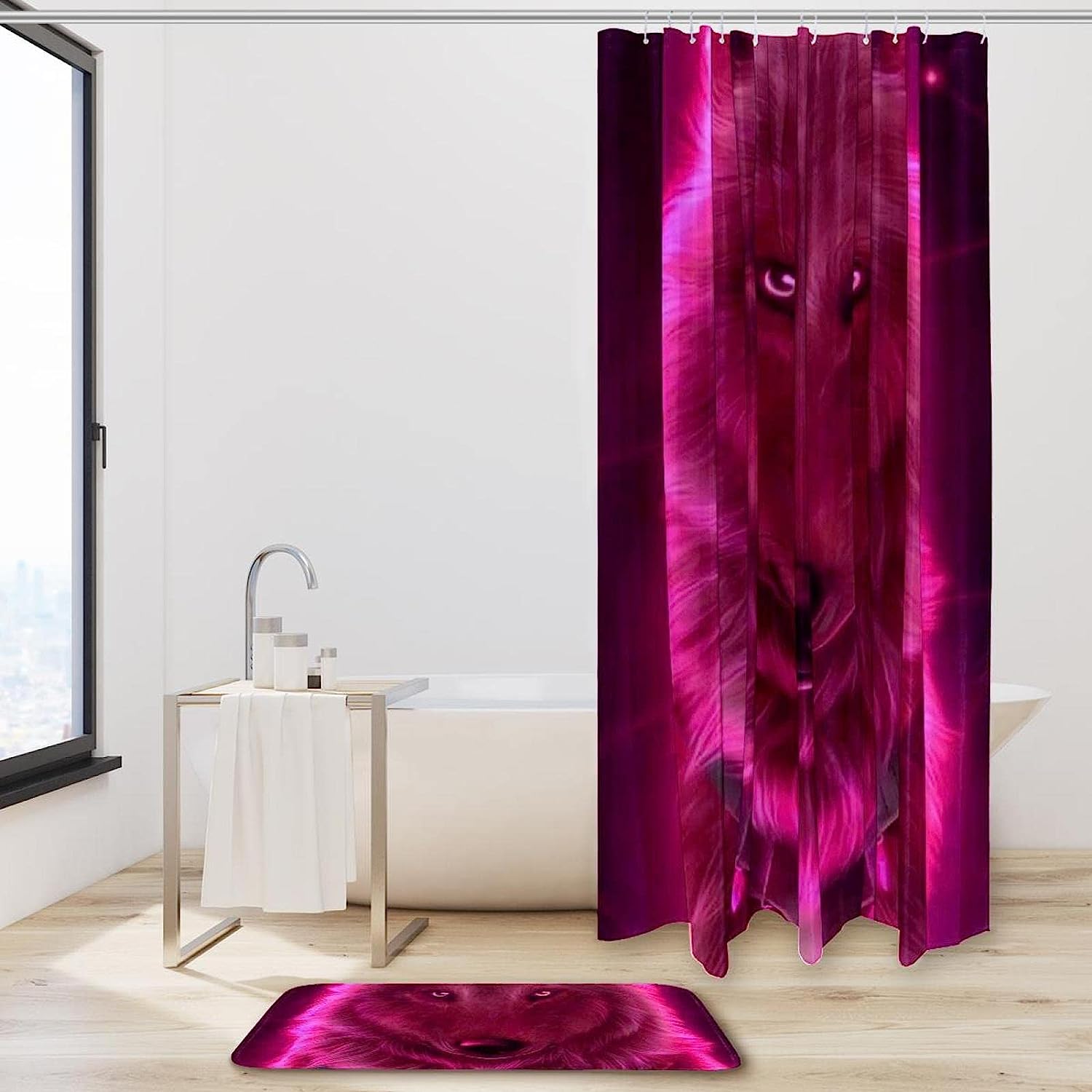 Wolf Waterproof Shower Curtain For Beautiful Bathroom Decor - Image 2