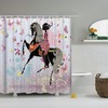 Woman Butterfly, Worse Shower Curtain, Nature Lovers, Cartoon Design, Cute Decor,  Art Style, Home Decoration