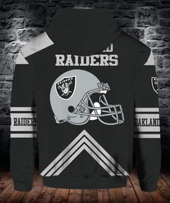 Women'S Cute All Over Print Las Vegas Raiders Long Sleeve Zip Hoodie For Fans