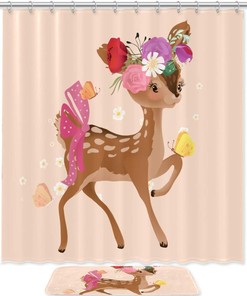 Woodland Forest Animal Shower Curtain To Bring Nature Into Your Bathroom