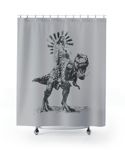 Word of God Sunflower Blue Print Shower Curtain - Church Christian House Floral Bright Show Your Faith