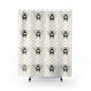 Wu Tang Killa Bee Shower Curtain Black And Yellow Design